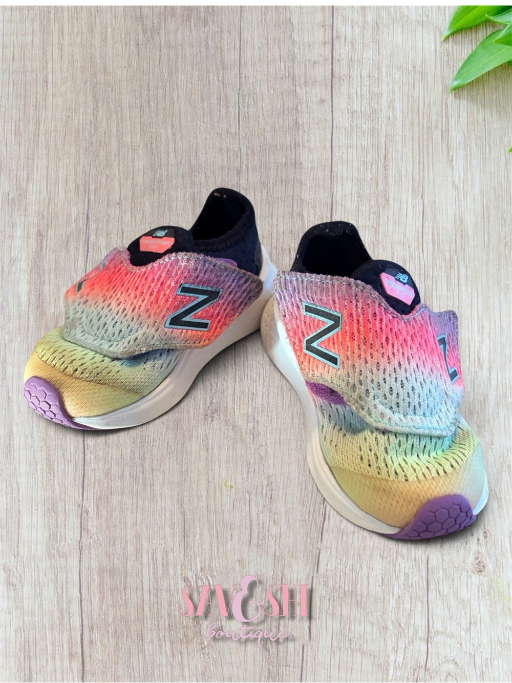 New Balance Kids' Rainbow Slip-On Sneakers - Multicolor